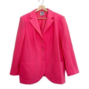 Vintage 70s Bleyle For Hooper Barbiecore Pink Blazer